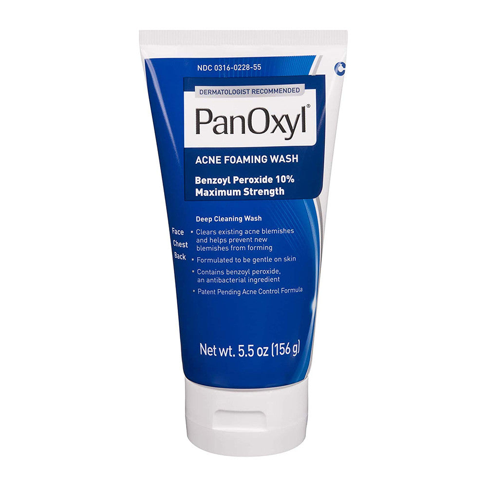 Panoxyl Maximum Strength Acne Foaming Face Wash, 5.5 Oz